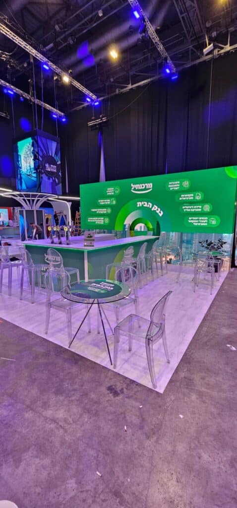 עיצוב ביתן מרכנתיל - כנס מוני אקספו